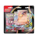 Pokemon TCG Chaos Rising 3 Pack Blister Charmeleon Inglés - Imagen 2